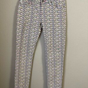 Roxy Skinny Floral Print Boho Jeans